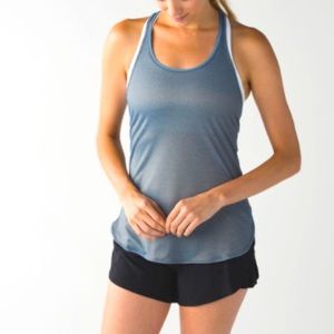 Lululemon metallic what the sport tank